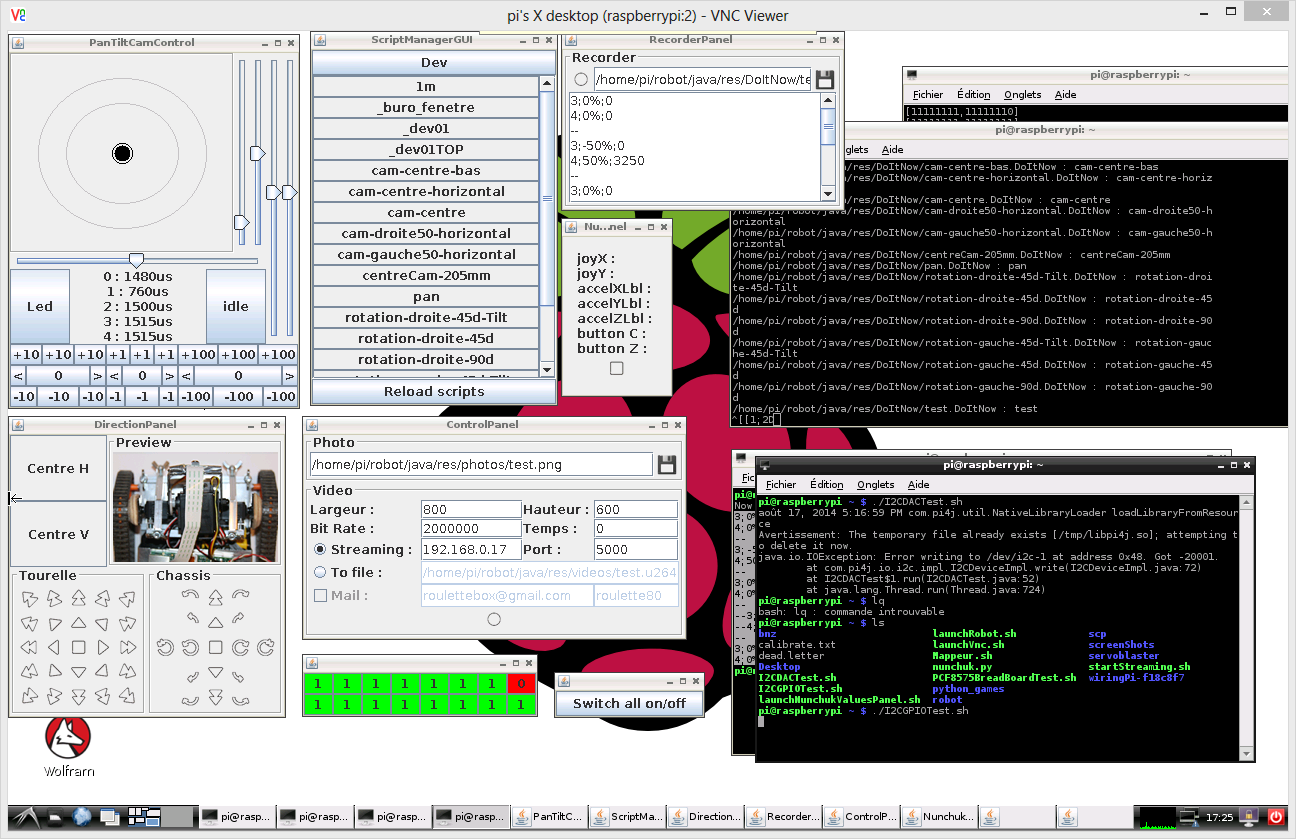 Logiciel java du prototype