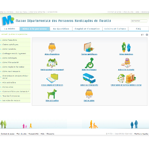 Site du Conseil général de Moselle : 'Maison Départementale des Personnes Handicapées de Moselle'